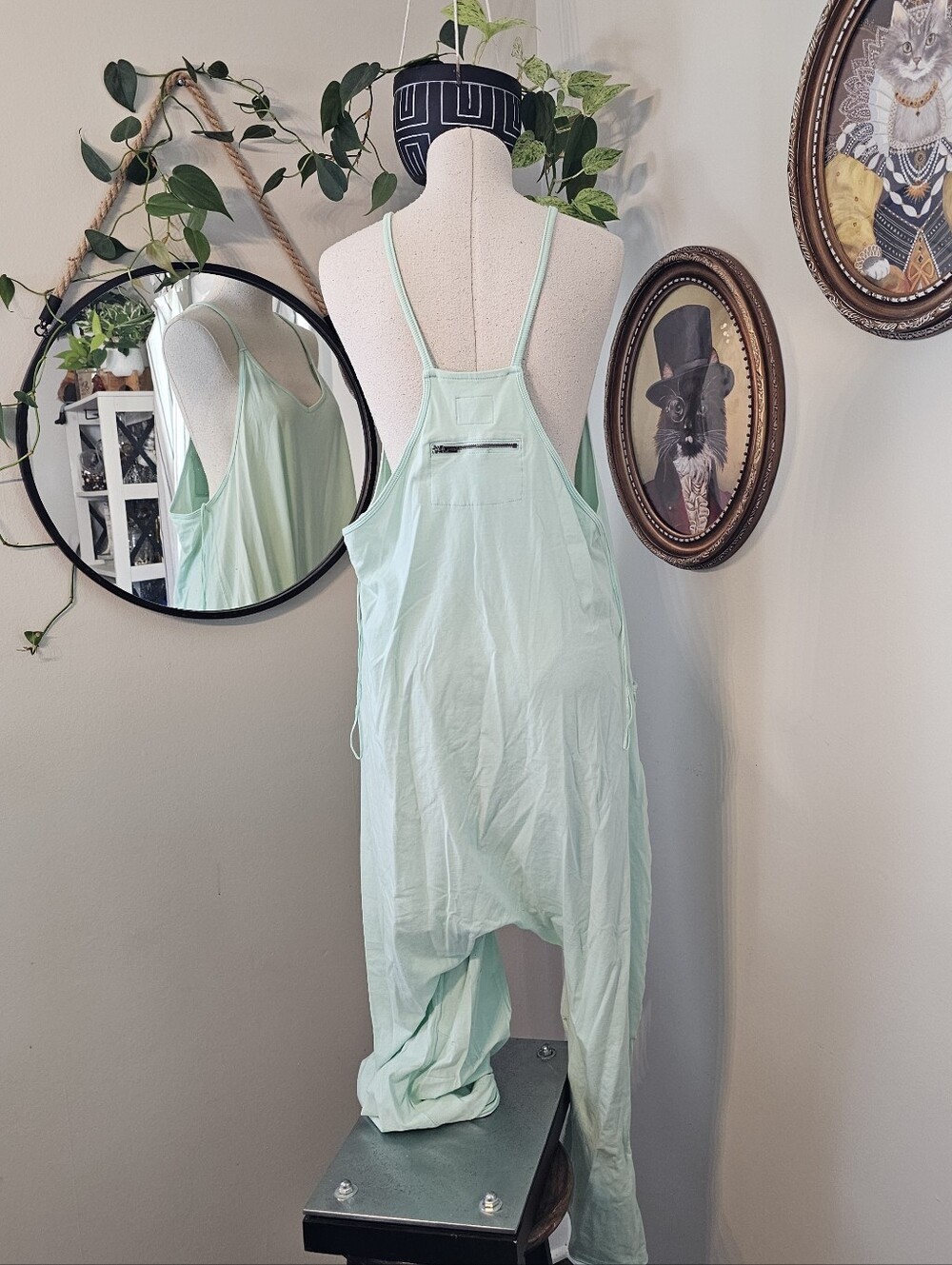 Fp Movement Hot Shot Romper Light Mint Green LARGE - Picture 2 of 6